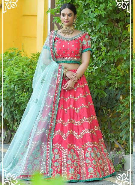 Rani Colour PEAFOWL PEAFOWL VOL 77 Heavy Designer Wedding Wear Silk With Resham Zari Dori Work Stylish Lehenga Choli Collection 1142